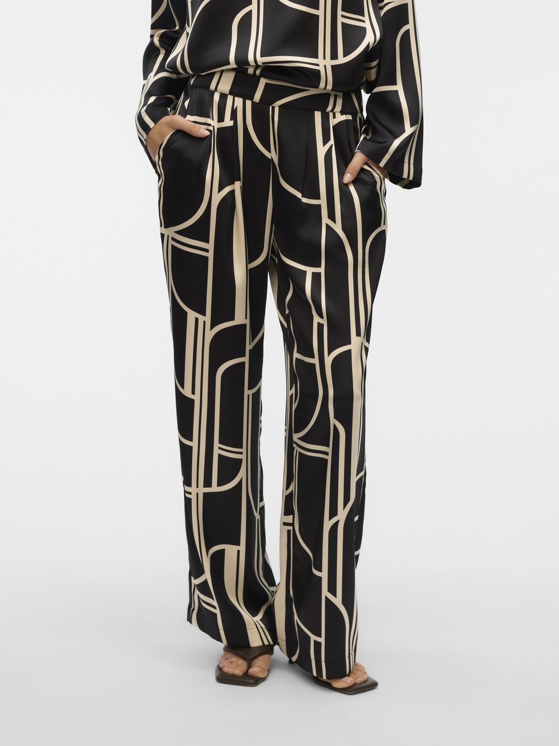 VMHADLEY Trousers - Black - VERO MODA & VILA Bergvik